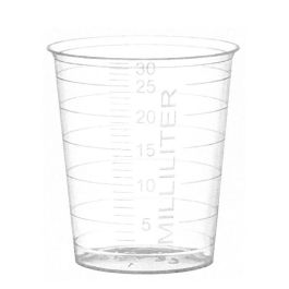 Supercool® M782 - 8 oz. Transulent Plastic Oil Graduated Measuring Cup